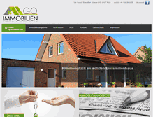 Tablet Screenshot of go-immobilien.com